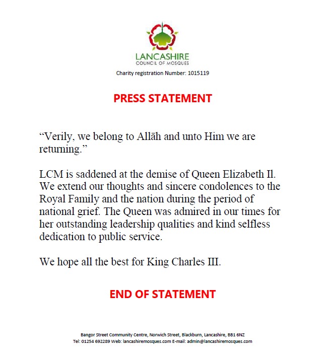  Queen's passing away